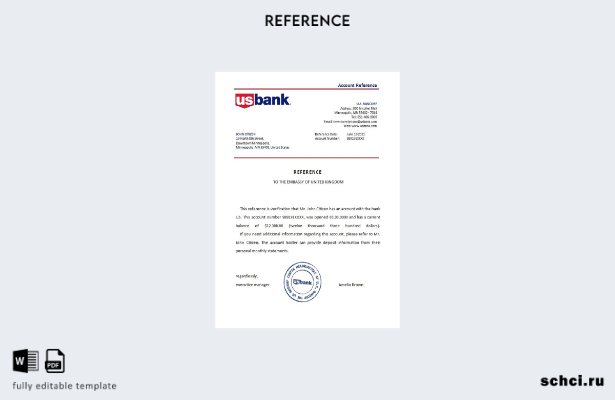 цифровая загрузка справочного шаблона Bankcorp США в США